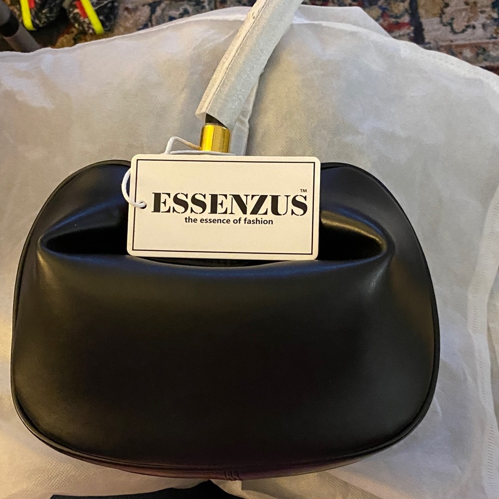 Black Leather Handbag